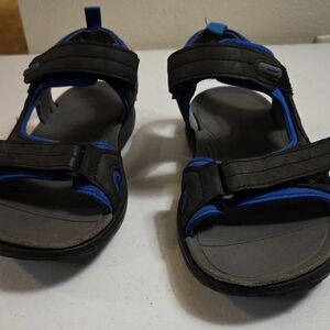 Kids Black and Blue Sandals